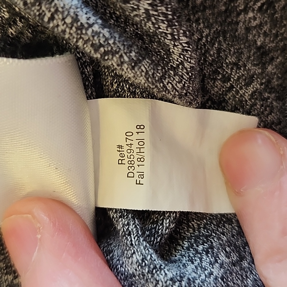 Eddie Bauer Women Black and White Speckled Long Sleeve V Neck Shirt, Size Large - Picture 11 of 12